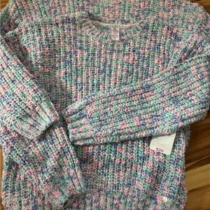 (Two) Justice Pastel Knit Sweaters perfect for twins or twinning.